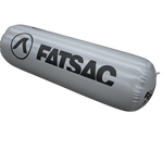 Gray FATSAC inflatable boat bumper with logo.