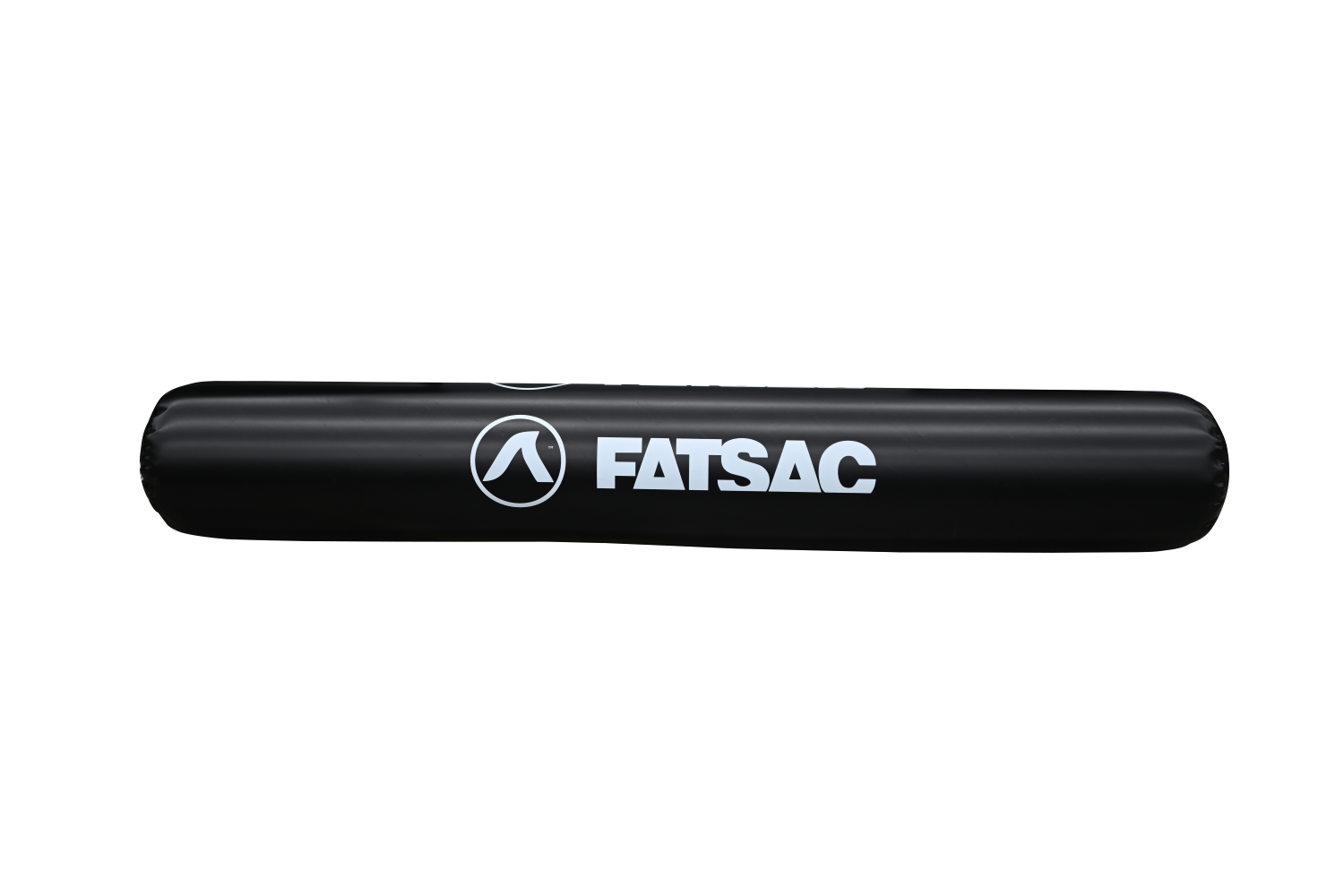 Black cylindrical bumper with Fatsac logo.