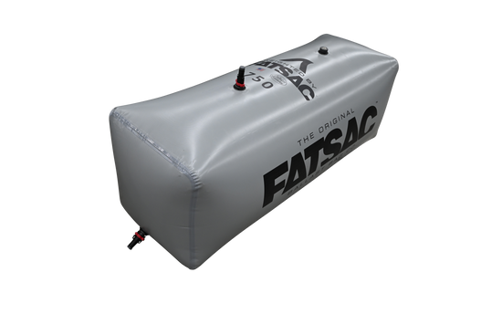 Silver rectangular AXIS WAKE PNP REAR SAC with 3/4 fittings and visible valves.