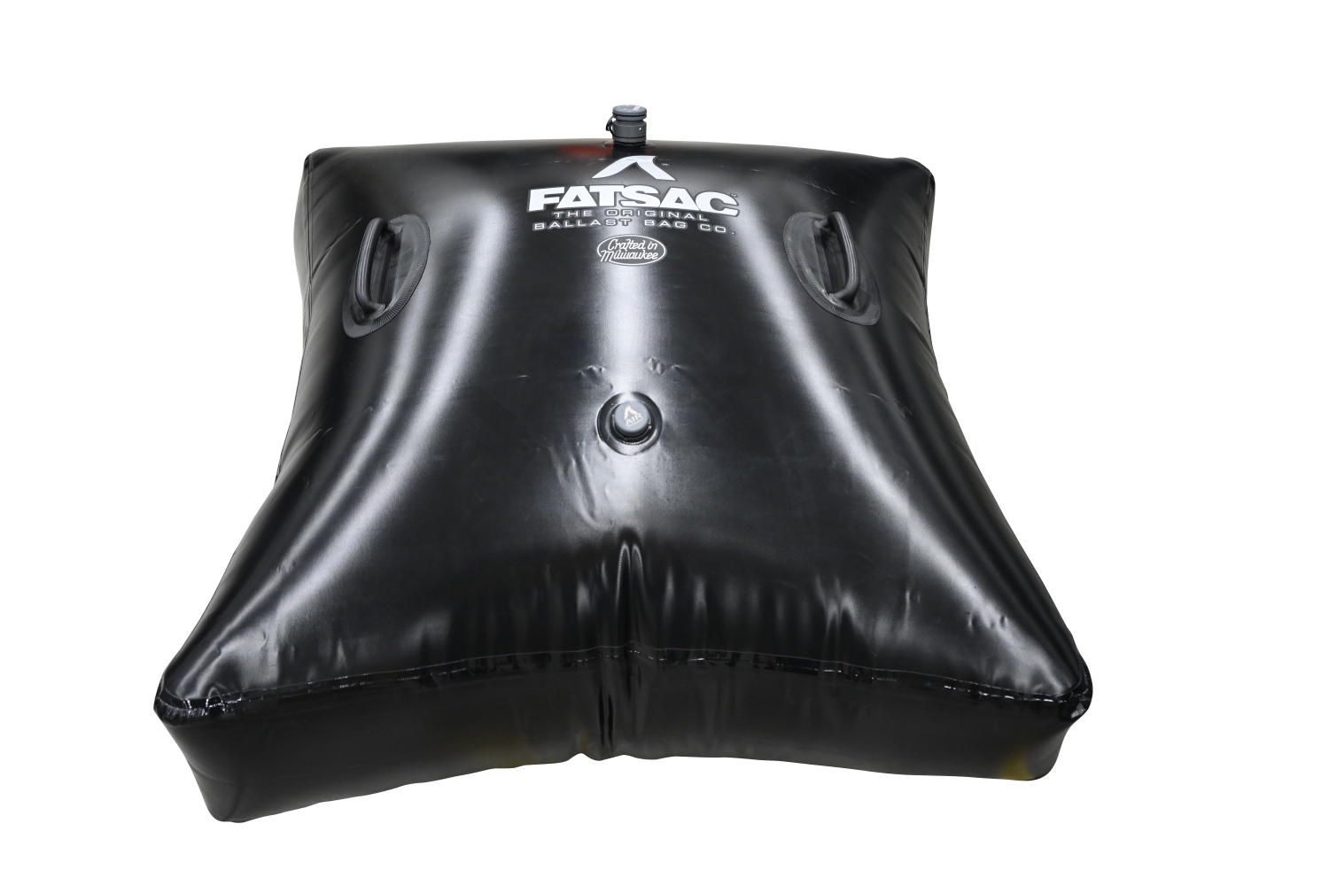 Floor FatSac 500 lbs. with handles, perfect for wakesurfing adventures.