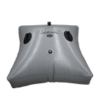 Gray Floor FatSac 500 lbs. (W700-500) with handles and top valve for wakesurfing.