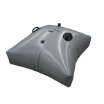 Floor FatSac 500 lbs. (W700-500): Gray, rectangular with black valves.