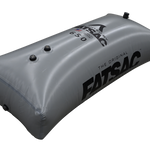 Gray inflatable Center Locker Sac with valves, perfect for wakesurfing.