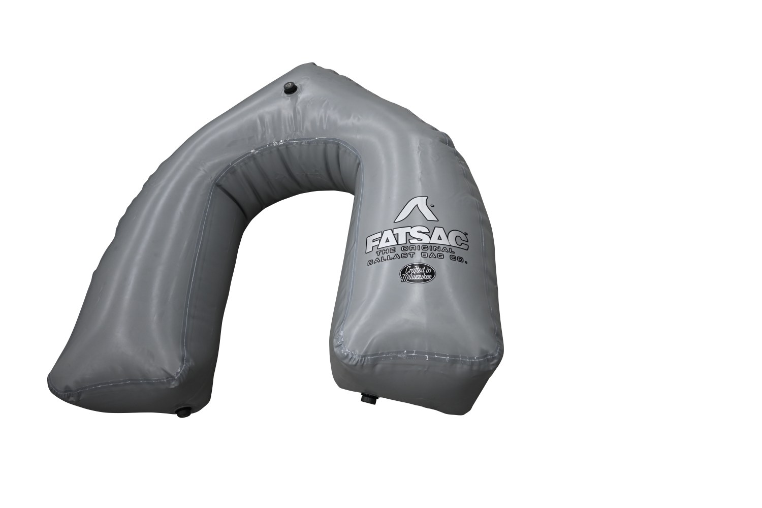 Gray U-shaped Mastercraft X-2 Integrated Bow Sac (W717) holds up to 690 lbs.