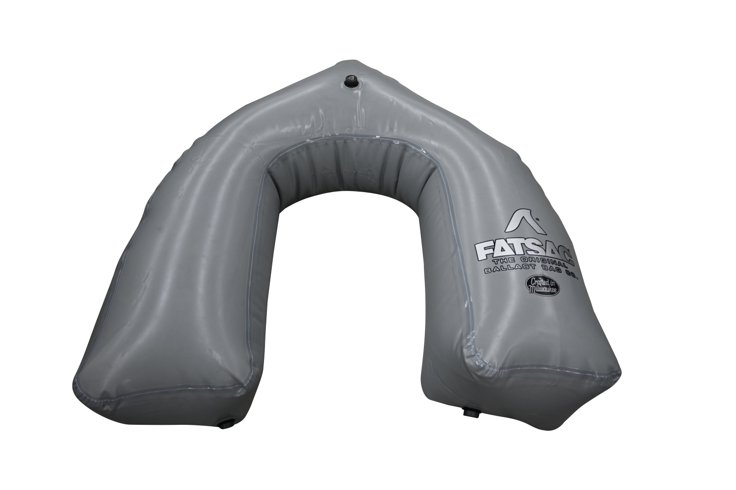 Gray inflatable canoe fender, perfect for a Mastercraft X-2 Bow Sac (W717).