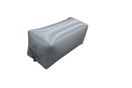 Rear Gravity Games sac (W841), white, with logo, 42x19x19 in., isolated.