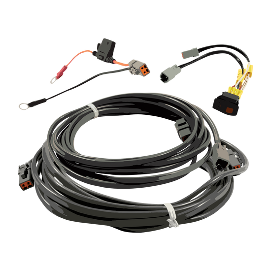 Complete Wire Harness Kit (54660-KIT) with connectors and plug on a white background.