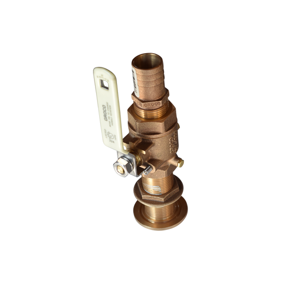 BFI Bronze Hull Kit 1-1/2in with white handle (O8011-KIT).