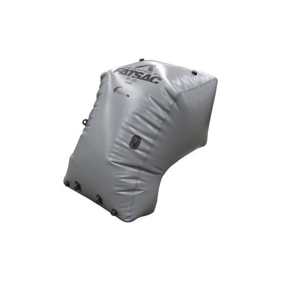 Gray Fatsac ballast bag with logo, ideal for Yamaha Jet Boats 21 Model and water sports.