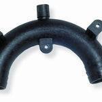 1 Vented Anti-Siphon Loop (54652), black, semi-circular with three tabs and vented nozzle.