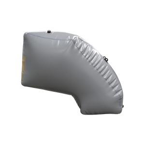 Gray shield-shaped inflatable airbag for Yamaha Jet Boats 24 Model (C1039).