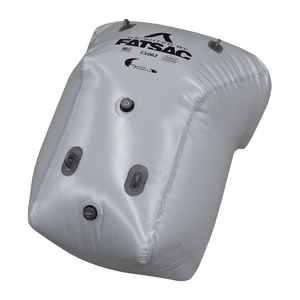 C1062 gray inflatable ballast bag for 19 Yamaha Jet Boats with valves and branding.