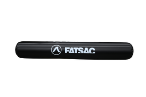 Black cylindrical bumper with Fatsac logo.