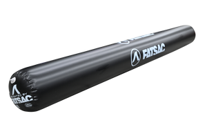 Inflatable black boat bumper by Fatsac.