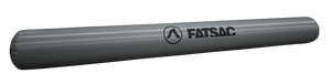 Gray cylindrical inflatable boat bumper by Fatsac.