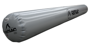 Fatsac heavy-duty gray ballast bag with logo and valve.