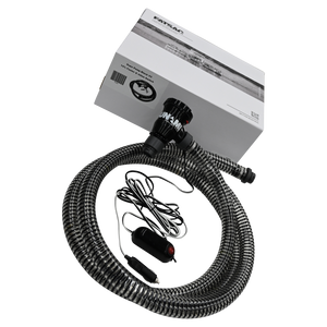 Flexible hose with inflator, power cord, and Supa Pump 3.0 (S7090) compatibility.