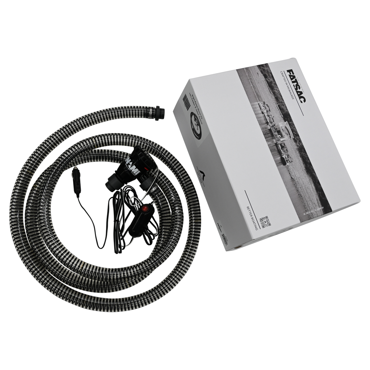 Coiled tubing/acc. by a white box, compatible with NEW! Supa Pump 3.0 (S7090).