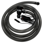 Supa Pump 3.0 (S7090) coiled hose with attached power cord.