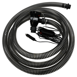 Supa Pump 3.0 (S7090) coiled hose with attached power cord.