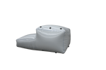 Gray Tige 59 Custom Portside Surf Sac with black valves; fittings not included.