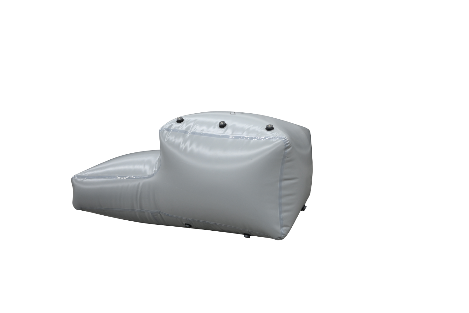 Gray Tige 59 Custom Portside Surf Sac with black valves; fittings not included.