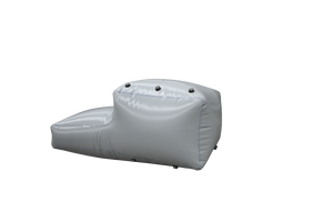 Gray Tige 59 Custom Portside Surf Sac with black valves; fittings not included.