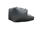 Gray Tige 59 Surf Sac, geometric shape on black, Body 31x24x20.