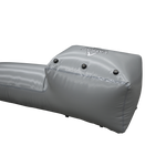 Gray Tige 84 Custom Portside Surf Sac with rounded sections, black nozzles on top.