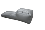 Gray Tige 84 Custom Portside Surf Sac with rounded sections, black nozzles on top.