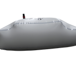 Grey inflatable air bag with valve, ideal for Malibu Boats. (MALIBU REAR 2025 25LSV PNP KIT).