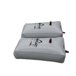 Two gray MALIBU PNP ballast bags with valves sit prominently in view.