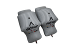 Two gray Malibu PNP rear sacs, 400 lbs each, for wake surfing.