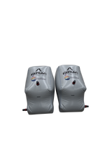 Two gray FatSac bags with logos, ideal for Malibu M242 - Product: W025-250-KIT.