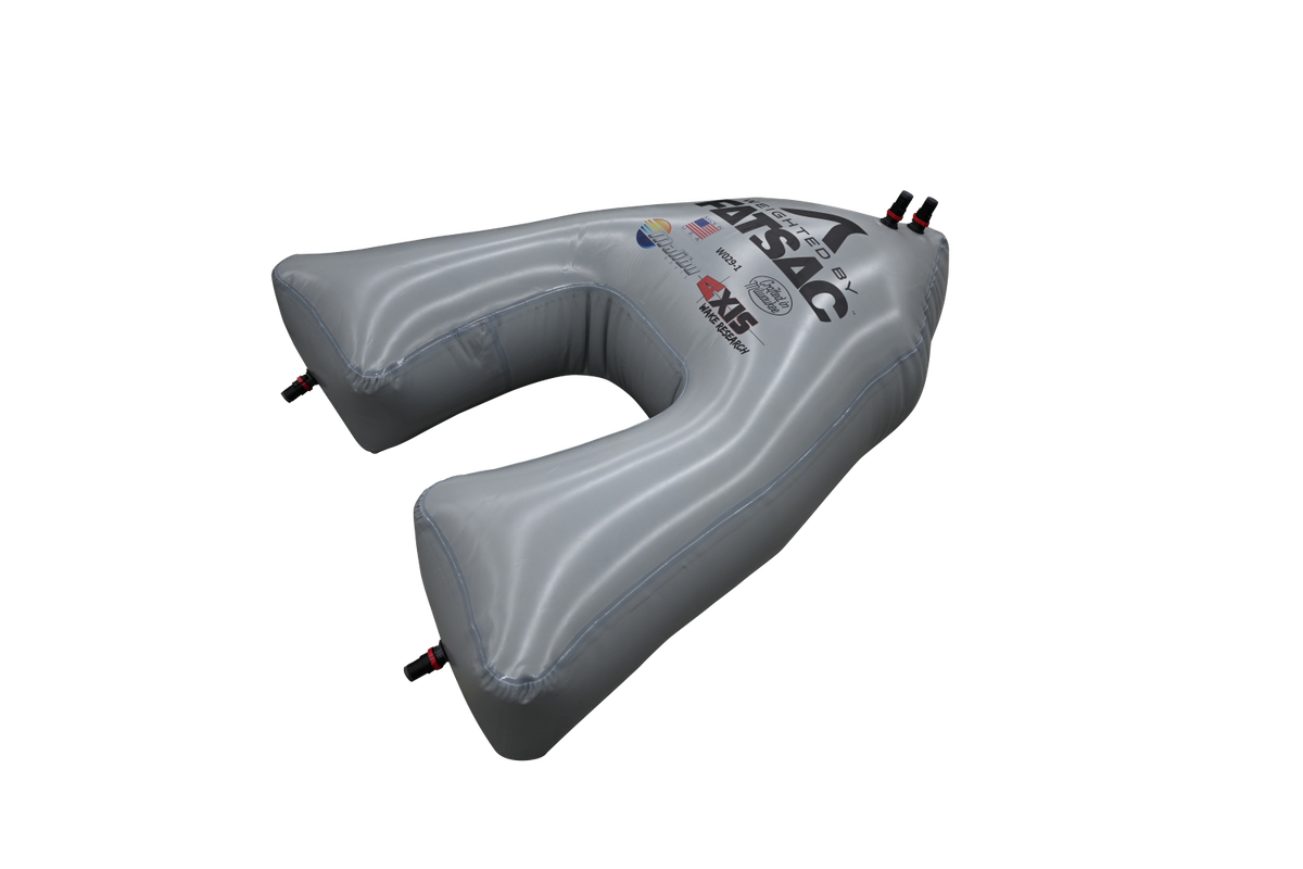 Gray AXIS WAKE PNP BOW SAC (W029-1) inflatable buoy, horseshoe-shaped for Axis Boats.