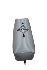 Gray inflatable AXIS WAKE PNP Sac with valve, quick connect fittings, 400 lbs.