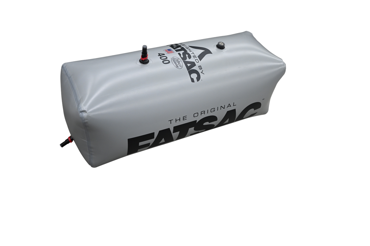 AXIS WAKE REAR PNP SAC, 400 lb with logo, valves, & quick connect fittings.