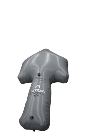 Gray AXIS WAKE PNP bow arrow sac, 950 lbs, FATSAC logo, quick connect fittings.