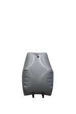 MALIBU PNP Rear Sac, 550lbs, gray rectangle with QC fittings and bottom valves.