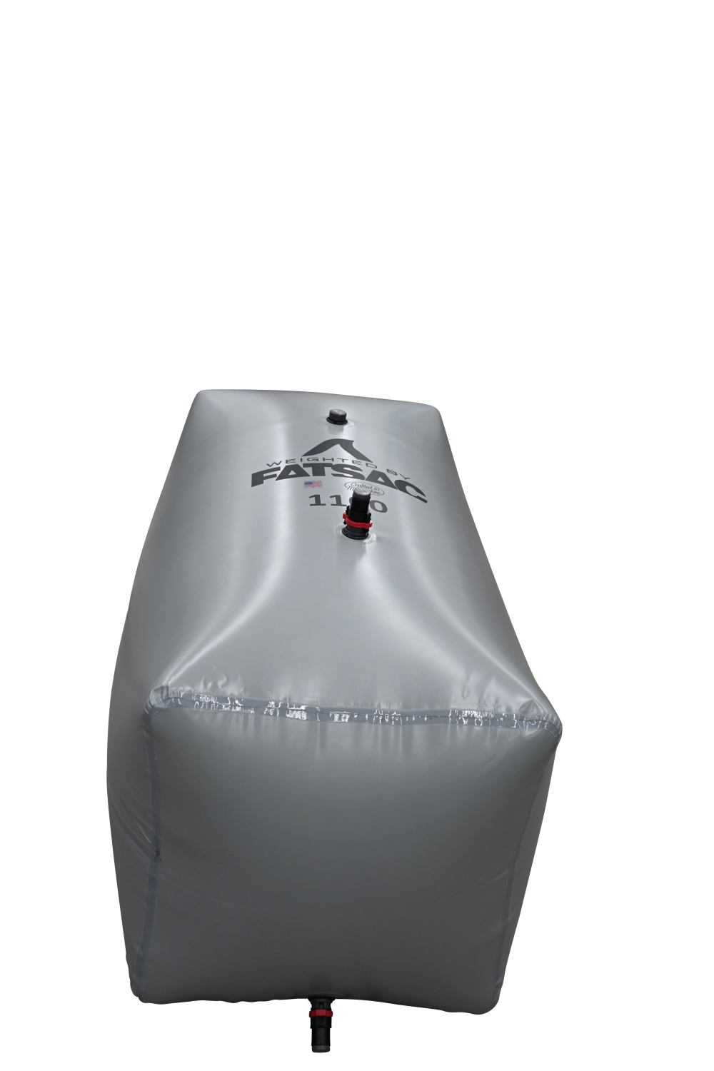 Gray MALIBU/AXIS PNP Rear Sac, 1100 lbs, top valve, logo included.