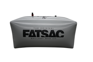 Gray FatSac PNP Rear Sac (1100 lbs) with top valves for Malibu/Axis boats.