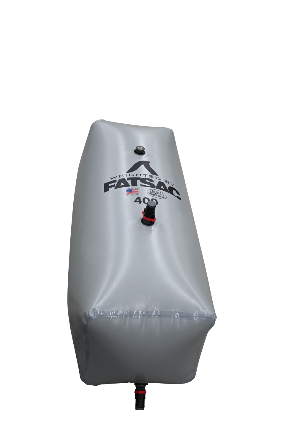 Gray AXIS WAKE PNP Rear Sac, 400 lbs with 1-1/8 QC fittings and bold black text on top.
