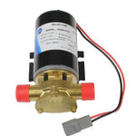 Jabsco Metal Ballast Puppy Pump (W610-P) features run-dry protection, labeled model, wiring.
