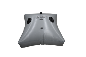 Gray Floor FatSac 500 lbs. (W700-500) with handles and top valve for wakesurfing.