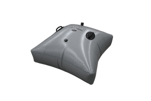 Floor FatSac 500 lbs. (W700-500): Gray, rectangular with black valves.