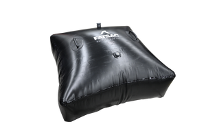 Black Floor FatSac 800 lbs. (W700-800) with top valve, handles; perfect for wakesurfing.