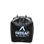 Black weighted Tube Sac with Fat Brick 155 lbs. (W702) printed on front.