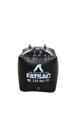 Black weighted Tube Sac with Fat Brick 155 lbs. (W702) printed on front.
