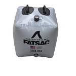 Fat Brick 155 lbs. (W702), silver tube with two black handles.