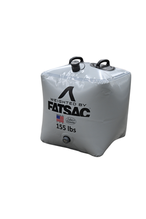 Gray Fat Brick 155 lbs. (W702), USA flag design.